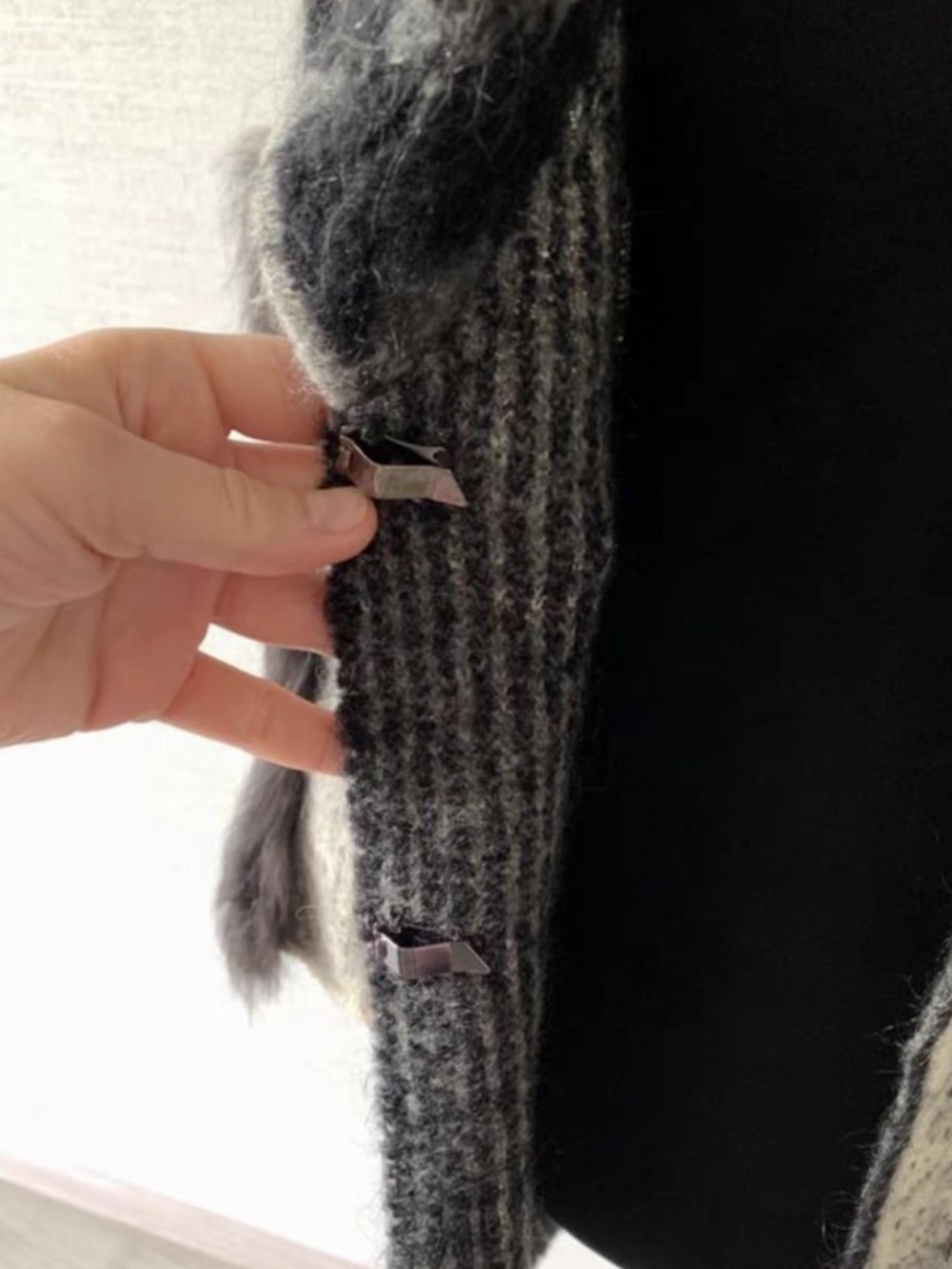 roberto cavalli vintage knitted fur coat - Picture 5 of 5